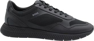 HUGO BOSS Devils - Heren - Sneakers - Zwart - 41 EU - Schoenen
