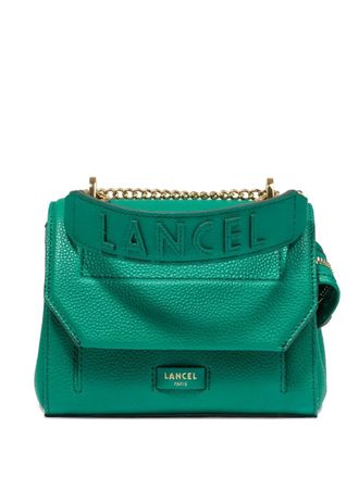 Lancel Kleine Ninon leren tas met omslag - Groen