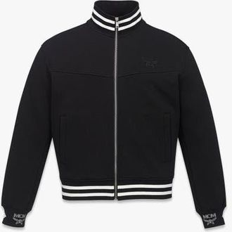 MCM Essential Logo Ponte Track Jacket in Black at Nordstrom, Size Xx-Large