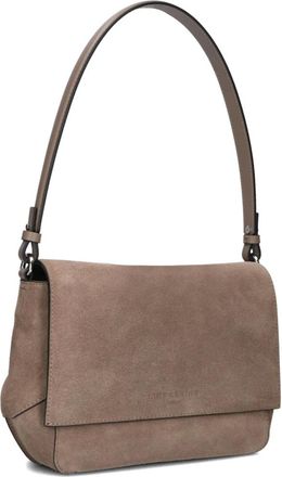 Liebeskind Liebeskind Berlin, Tassen, Dames, Bruin, ONE Size, Wol, Grijze Crossbodytas voor Herfst/Winter Avonturen