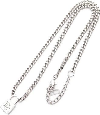 Dior Collana con logo anni 2010 - Argento