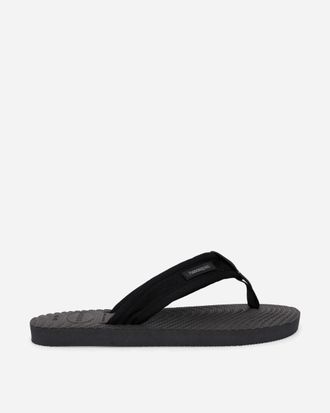 Havaianas Surfer Coast Flip Flops New Graphite / Black