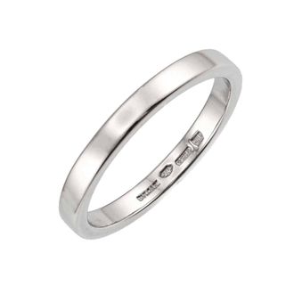 Bulgari Platinum 950 Band Ring (Pre-Owned)