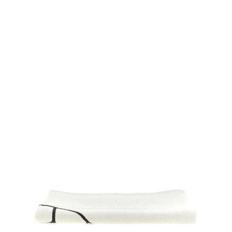 Maison Michel Home, Dames, Wit, ONE Size, Katoen, Aida Fouta Strandlaken