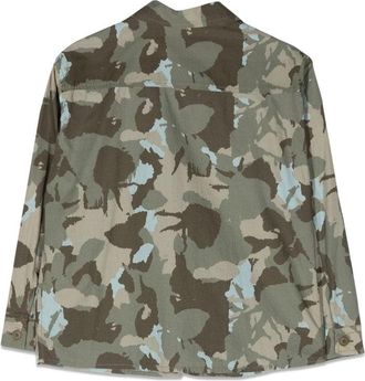 Aspesi Camouflage Cotton Shirt Jacket - Multicolor