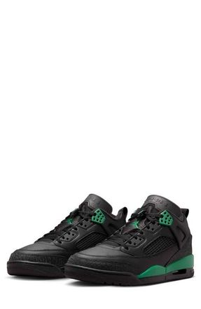 Nike Jordan Spizike Low Sneaker in Black/Anthracite/Pine Green at Nordstrom, Size 10.5