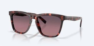Costa Unisex Ulu Polarized Sunglasses In Sunset Tort Rose Gradient