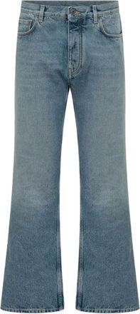 Off-white Blue Regular Mid Rise Jean