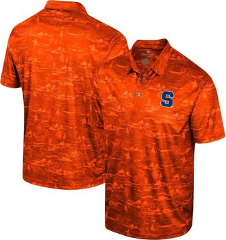 Colosseum Mens Colosseum Orange Syracuse Orange Daly Print Polo at Nordstrom, Size X-Large