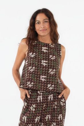 Ace & Jig Nola Reversible A-line Tank Top in Atrium at Nordstrom, Size 5X-Large