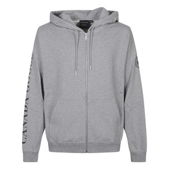 Canada Goose Zip-throughs, male, Gray, Size: L Rove Full Zip - Graphic