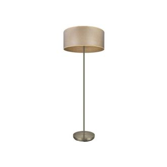 Fabrilamp Pie Salon Tania 1xe27 Cuero/madera Clara 162x40x40 Cm