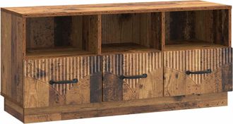 vidaXL Mueble De Tv Con Caj&oacute;n Madera Envejecida 102 X 34,5 X 47 Cm Vidaxl