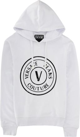 Versace Jeans Couture White Regular Logo Hoodie