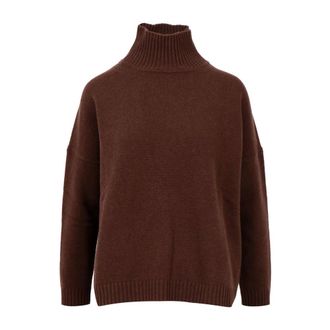 Max Mara Dames, Truien, Bruin, Maat: M Wol