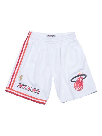Mitchell & Ness Miami Heats swingman shorts - White