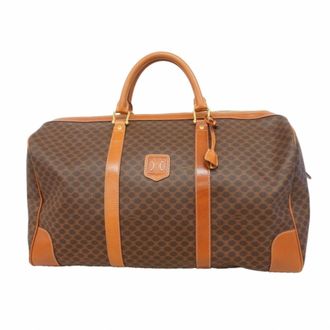Celine Brown Pvc Boston Bag (Pre-Owned)