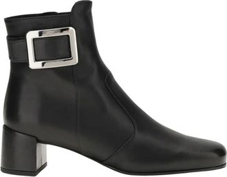 Roger Vivier Bootie - Dames - Laarzen met Hak - Zwart - 41 EU - Schoenen