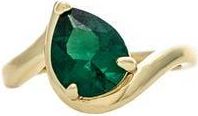 Rivka Friedman Teardrop Stone Ring in Emerald at Nordstrom Rack, Size 9
