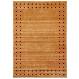 Un amour de tapis Alfombra de sal&oacute;n con motivos sencillos, suave y sedosa, beige 120x180