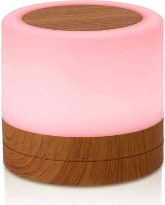 OEM L&aacute;mpara De Noche T&aacute;ctil: Una Luz Nocturna Compacta Compatible Con Carga Usb, 5 Niveles De Brillo Y 13 Colores Rgb Incluye Mando A Distancia