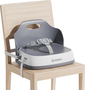 OEM Asiento Elevador, Arn&eacute;s De Seguridad De 3 Puntos, Dise&ntilde;o Lavable, Gris