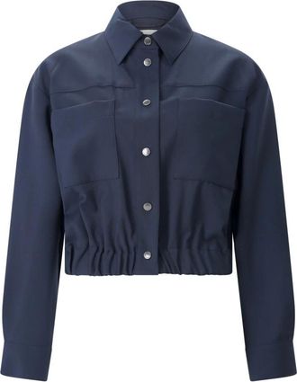 Max Mara Shirts - Dames - Overhemden - Blauw - M - Wol - Overhemden