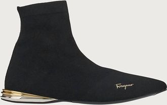 Ferragamo Womens Missy Sneakers Sock Sneakers In Black