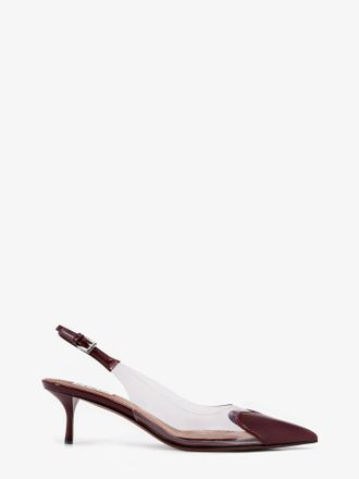 Alaia D&eacute;collet&eacute; Slingback Le Coeur in PVC e pelle - ALAIA - gender_Woman