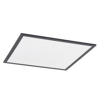 Lindby Panel LED de Aluminio Negro