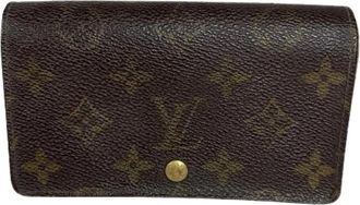Louis Vuitton Pre-owned Leather Wallet - Dames - Vintage Accessoires - Bruin - ONE Size - Leer - Vintage