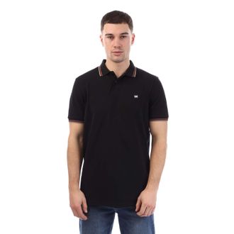 Weekend Offender Heren Vancouver getipt poloshirt (Zwart)