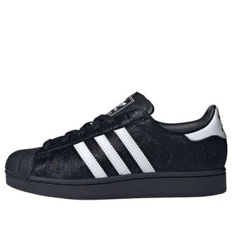 adidas (WMNS) adidas Superstar II Black Ponyhair JH9475