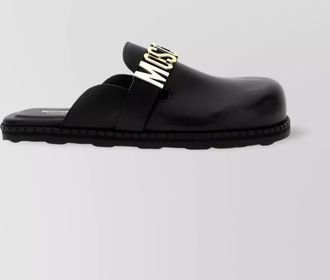 Moschino leather mules