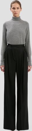 Victoria Beckham Charlee Trouser In Black - 10 - Womens