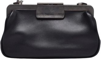 Max Mara Tassen, Dames, Zwart, ONE Size, Leer, Maxmaraclasp