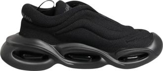 Dolce & Gabbana Wave Sneakers - Dames - Sneakers - Zwart - 40 EU - Leer - Schoenen