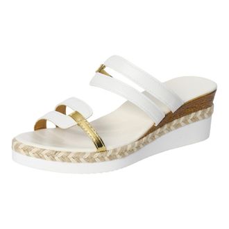 Generic Womens Wedge Sandals Thick Soled Wedge Heeled Womens Slippers Fashionable And Casual Fish Mouth Women Beach Sandals Outdoor Wedges Shoes 2026 (White, 