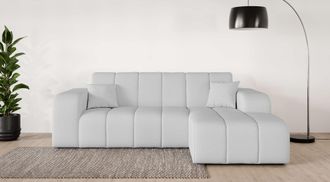 Inosign Ecksofa »CASSY L-Form, Schlafsofa mit Bettkasten, Masse B/T/H: 245/165/88 cm« mit 2 Rückenkissen, Recamiere rechts oder links bestellbar