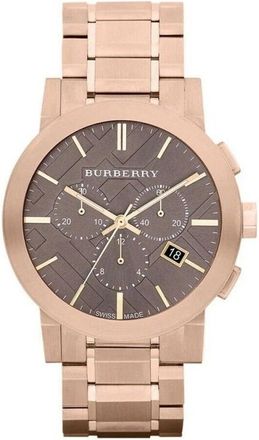 Burberry Bu 9353 Chronograph Horloge - Heren - Horloges - Bruin - ONE Size - Accessoires