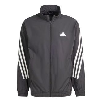 adidas Future Icons 3-Stripes Woven Track Jacket Asia Sizing Black IN3316
