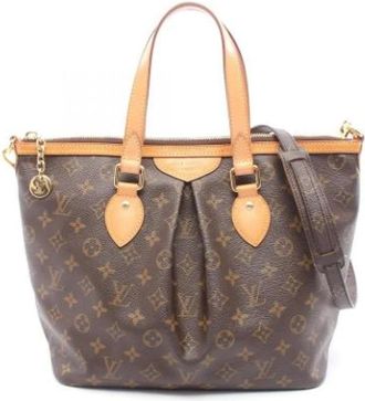 Louis Vuitton Pre-owned Tote Bags, female, Brown, Size: ONE SIZE Pre-owned Canvas shoulder-bags
