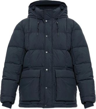 A.P.C. A.p.c. - Insulated Jacket Joshua - Heren - Jassen - Blauw - Maat: M Leer