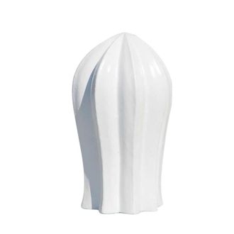 Wanda Collection Escultura jard&iacute;n cactus blanco 70 cm