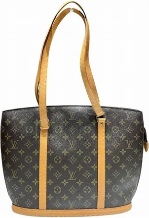 Louis Vuitton Brown Monogram Handbag Tote Bag (Pre-Owned)