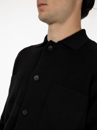 FILIPPO DE LAURENTIIS Cardigan con colletto nero