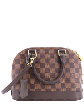 Louis Vuitton Alma Handbag Damier Bb (Authentic Pre-Loved)