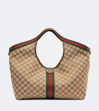 Gucci Gucci Giglio GG Canvas Large tote bag