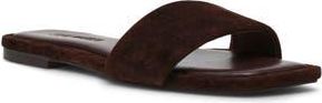 Steve Madden Lumina Slide Sandal in Brown Suede at Nordstrom Rack, Size 5.5