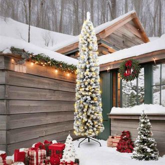 vidaXL &Aacute;rbol De Navidad Artificial Verde 240 Cm Pvc, Acero Y Pl&aacute;stico Vidaxl